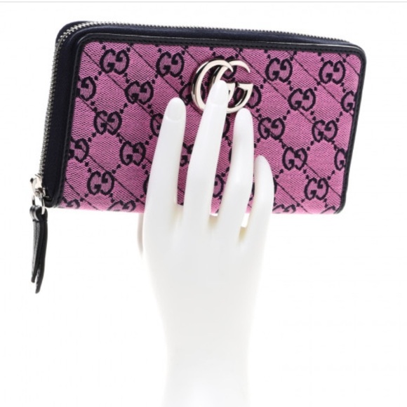 NWOT! GUCCI GG monogram multicolor marmont matelasse zip wallet. 443123.0959 - Picture 2 of 13